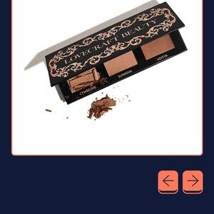 Lovecraft Beauty Bronzer Palette - Warm Brown Shades